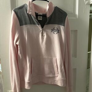 Victoria's Secret Pink and Gray Sweatshirt